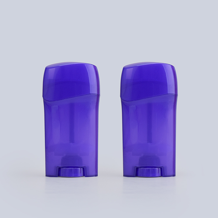 Customizable Oval Deodorant Stick Tube Container – 40g/65g Refillable PP+PE Packaging with Bottom Filling