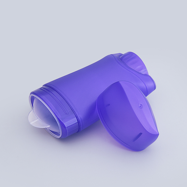 45g/73g Oval Deodorant Stick Tube Container with Scraper – Refillable PP+PE 