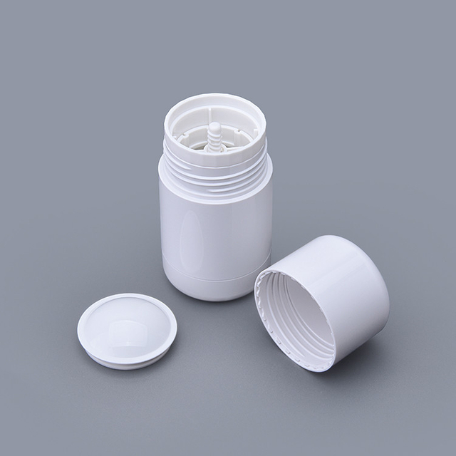 Empty White Abs Cover Pp Iner Round Deodorant Tubes 30g 50g