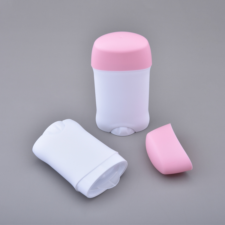 30g White And Pink Plastic Twist Up Solid Stick Container Deodorant Tubes Wholesale