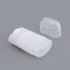 Plastic PP 40g 80g Oval Clear Deodorant Stick Container