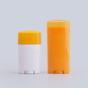 28g/71g Oval Deodorant Stick Tube with Flat Cap – Refillable PP+PE Bottle
