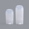 Plastic PP 40g 80g Oval Clear Deodorant Stick Container