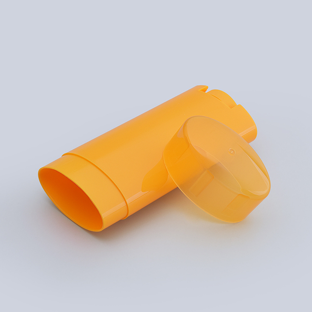 28g/71g Oval Deodorant Stick Tube with Flat Cap – Refillable PP+PE Bottle