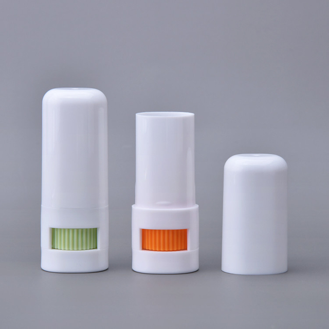 Customized Round Plastic Deodorant Tube for 8.5g Deodorant with Personalized Color Logo