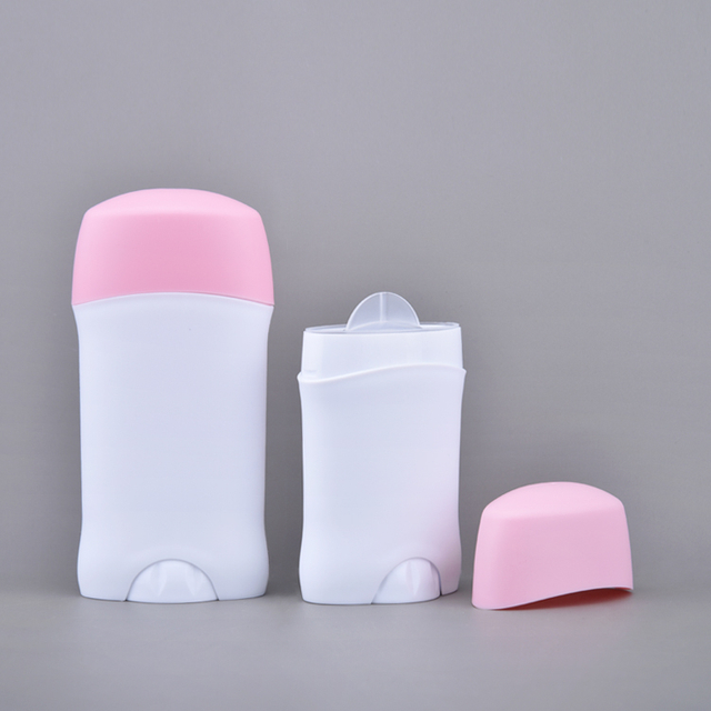 30g White And Pink Plastic Twist Up Solid Stick Container Deodorant Tubes Wholesale