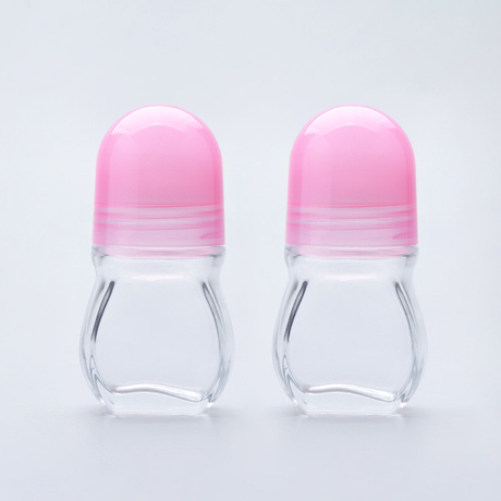 Sunlight Deodorant Roller Bottle Glass Material Refillable Empty