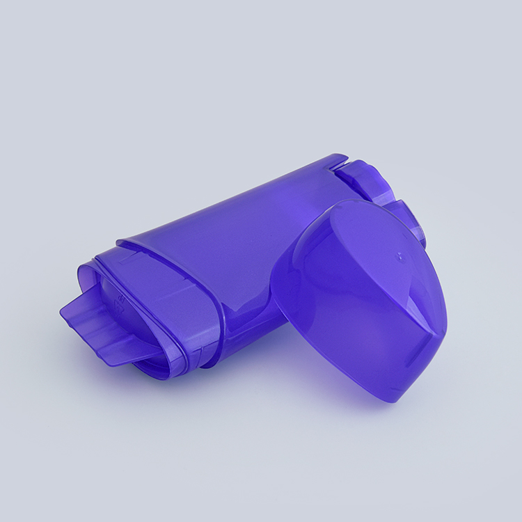 Customizable Oval Deodorant Stick Tube Container – 40g/65g Refillable PP+PE Packaging with Bottom Filling