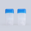 48g Oval Deodorant Stick Tube with Flat Cap – Refillable PP+PE Bottom Fill Container